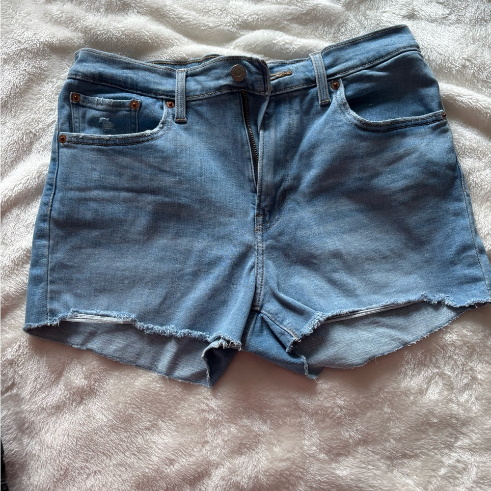 Women's Blue Denim Shorts